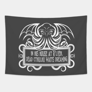 Sleeping Cthulhu Tapestry
