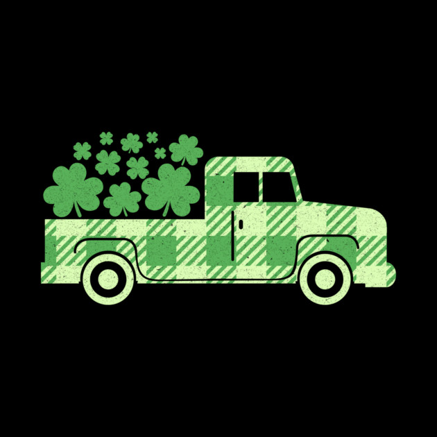 St Patrick's Day Shamrock Clover Truck by The WYLD Tribe