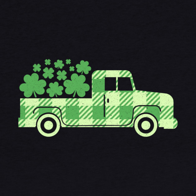 St Patrick's Day Shamrock Clover Truck by The WYLD Tribe