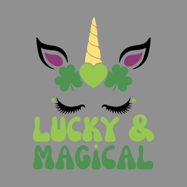 Lucky & Magical St. Patrick's Day Unicorn by The WYLD Tribe