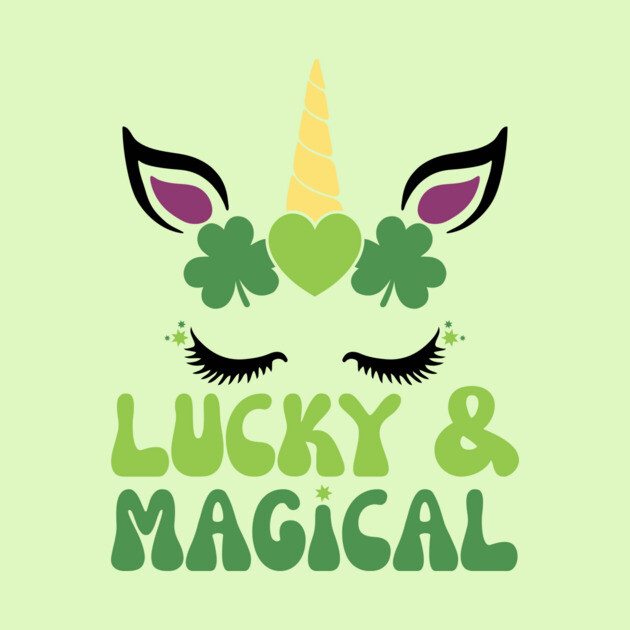 Lucky & Magical St. Patrick's Day Unicorn by The WYLD Tribe