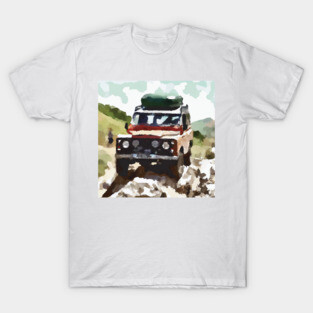 Landrover Defender Classic in Scottland, U.K. T-Shirt