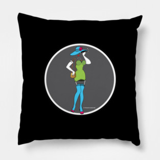 Shakedown Street Zoot Suit Invisible Girl Pillow