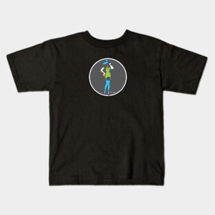 Shakedown Street Zoot Suit Invisible Girl Kids T-Shirt