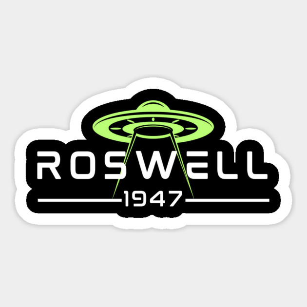 Roswell UFO 1947 - Alien Flying Saucer Crash Magnet by Paranormalshirts