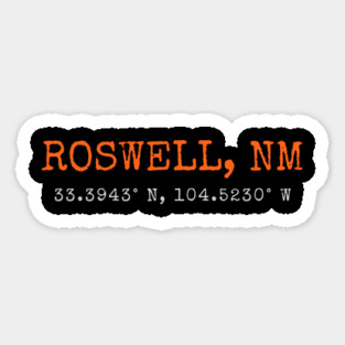 Roswell New Mexico - Alien UFO Crash Magnet
