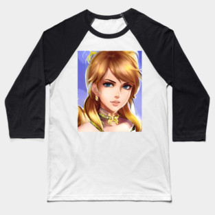 anime blonde hair manga charcter Baseball T-Shirt