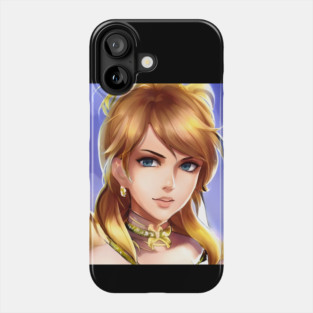 anime blonde hair manga charcter Phone Case