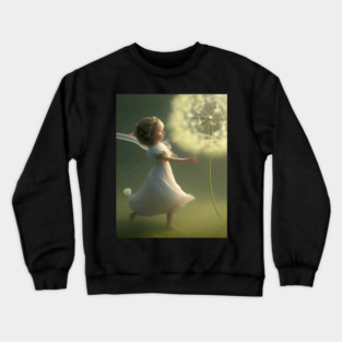 angel outdoor camping Crewneck Sweatshirt