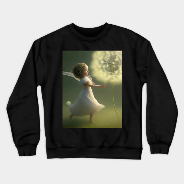 angel outdoor camping Crewneck Sweatshirt by animegirlnft