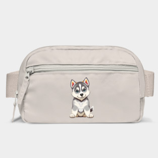 Adorable Husky Dog Bag