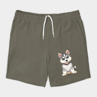 Adorable Husky Dog Shorts