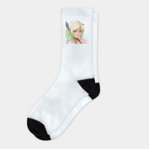 anime manga japanese Socks by animegirlnft
