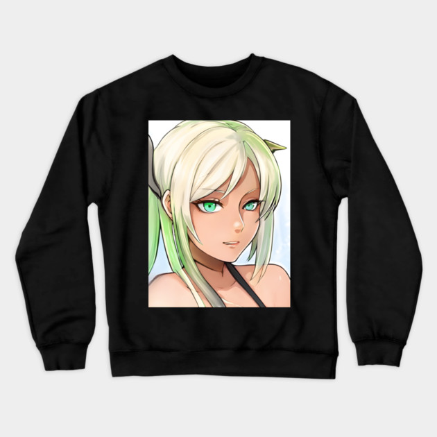 anime manga japanese Crewneck Sweatshirt by animegirlnft