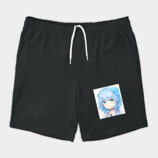 anime blue hair manga Shorts