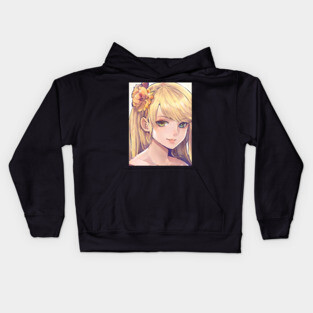 anime  girl cosplay Kids Hoodie