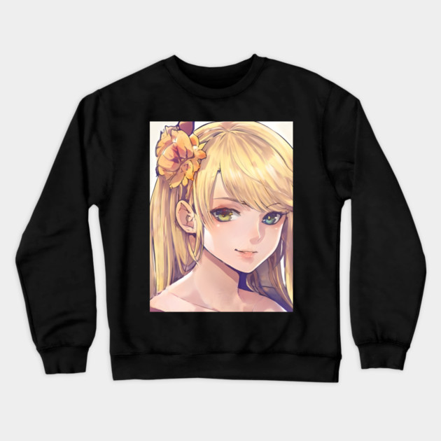 anime  girl cosplay Crewneck Sweatshirt by animegirlnft