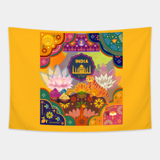 Beautiful India Tapestry