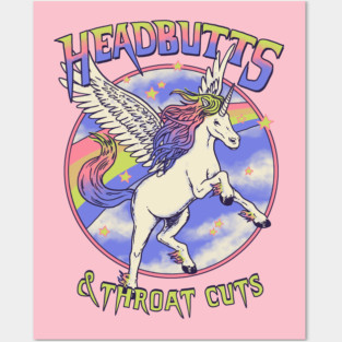 Headbutts & Throat Cuts Posters and Art