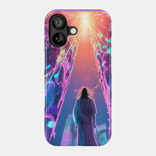 shadow sky  fastasy lighting Phone Case by animegirlnft