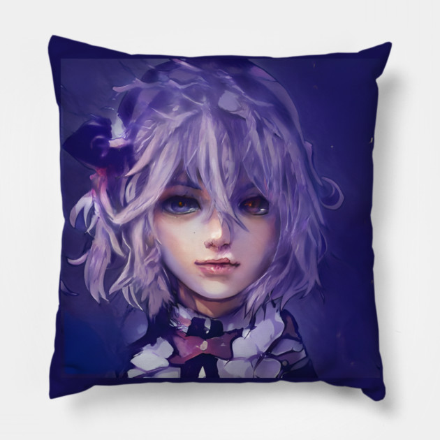 animeface  girl manga character Pillow by animegirlnft