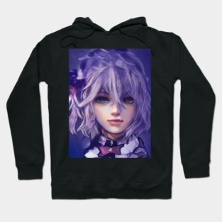 animeface  girl manga character Hoodie