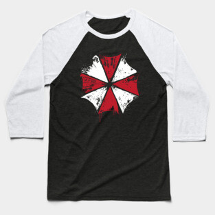 Umbrella Corp (front and back) Baseball T-Shirt
