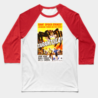 Classic Science Fiction Movie Poster - Tarantula Baseball T-Shirt