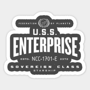 U.S.S. Enterprise-E Sticker