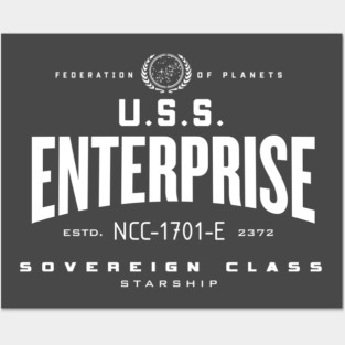 U.S.S. Enterprise-E Posters and Art