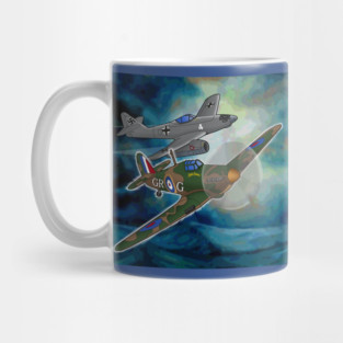Hawker Hurricane and ME 262 Mug