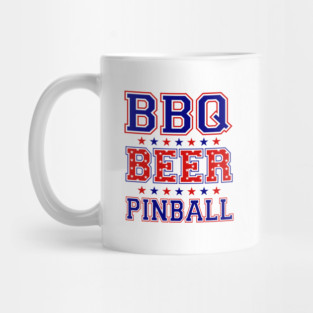 BBQ BEER PINBALL Mug