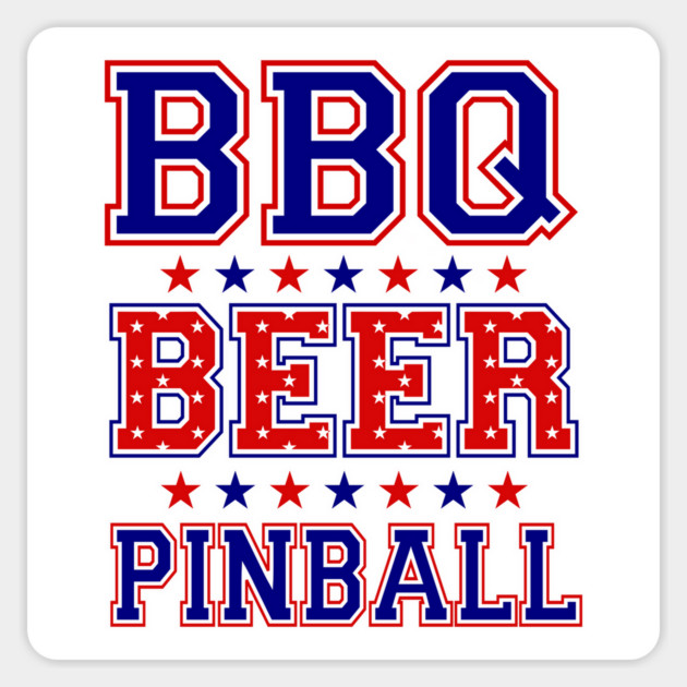 BBQ BEER PINBALL Sticker by DRI374