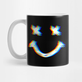 Smiley Face Glitch Mug