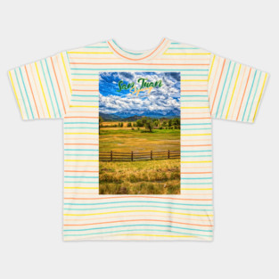 San Juan Skyway near the Dallas Divide Kids T-Shirt