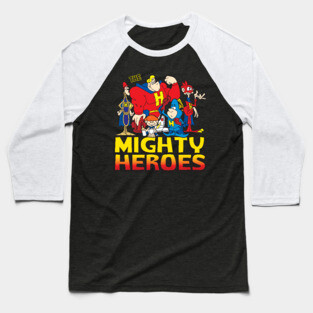Mighty Heroes Baseball T-Shirt