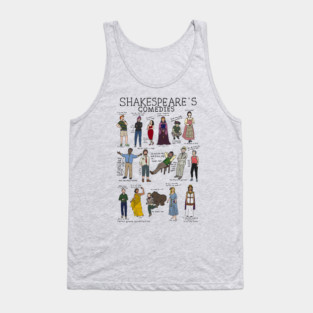 Shakespeare's Comedies Tank Top