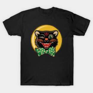 Halloween Moonlight Cat T-Shirt