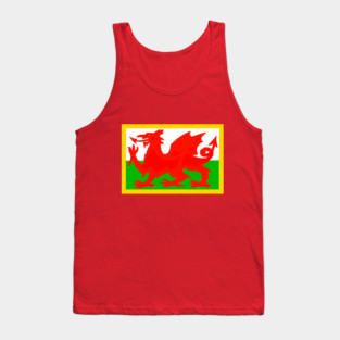 Welsh Dragon Tank Top