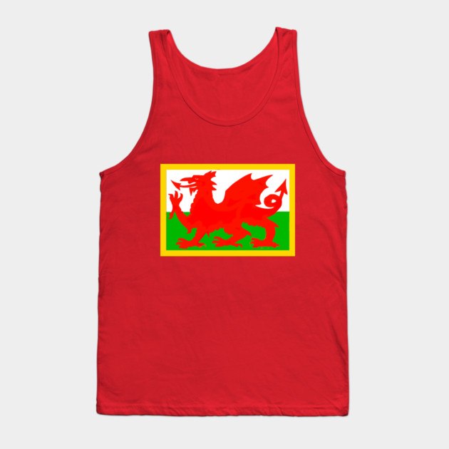 Welsh Dragon Tank Top by DonWillisJrArt