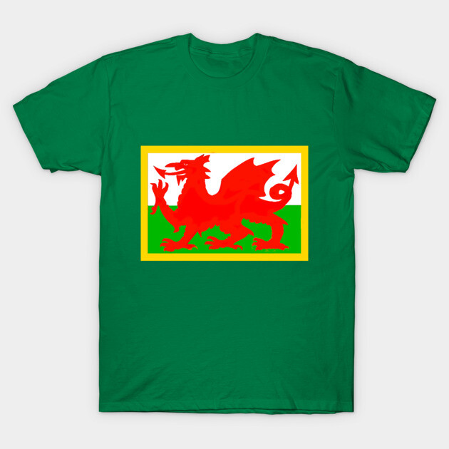 Welsh Dragon T-Shirt by DonWillisJrArt