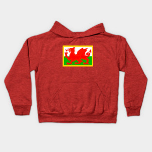 Welsh Dragon Kids Hoodie