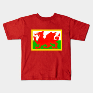 Welsh Dragon Kids T-Shirt