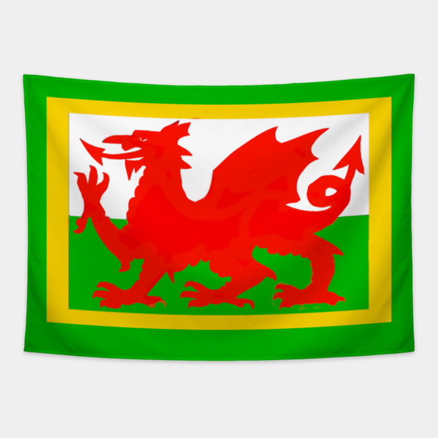 Welsh Dragon Tapestry by DonWillisJrArt