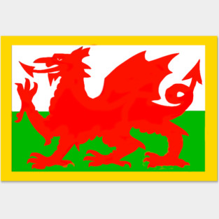 Welsh Dragon Posters and Art