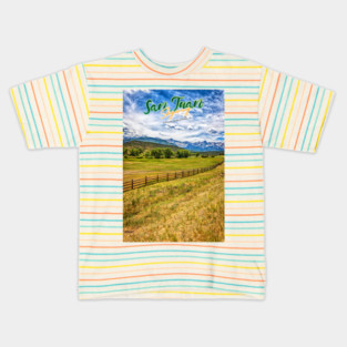 San Juan Skyway near the Dallas Divide Kids T-Shirt