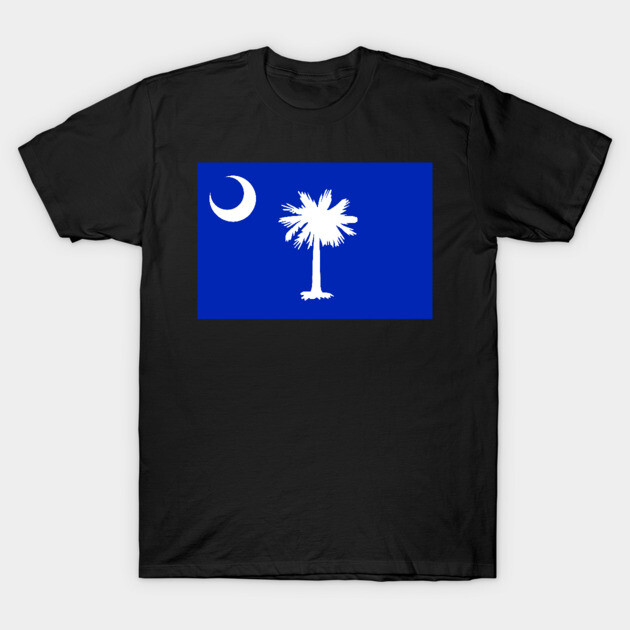 South Carolina Flag – Palmetto & Crescent T-Shirt by DonWillisJrArt