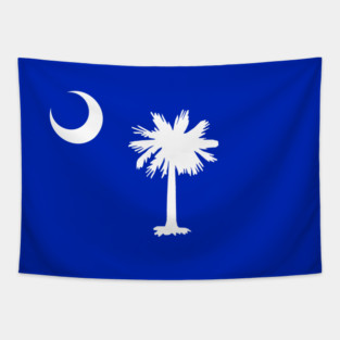 South Carolina Flag – Palmetto & Crescent Tapestry