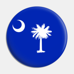 South Carolina Flag – Palmetto & Crescent Pin
