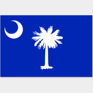South Carolina Flag – Palmetto & Crescent Posters and Art